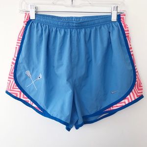 Nike Dri-Fit Running Shorts with Lacrosse Embroidery- Medium